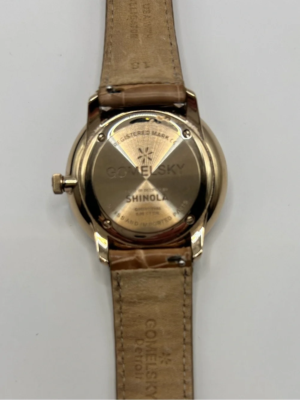 Shinola by Gomelsky - Women’s Audrey Watch w/Diamond Bezel